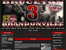 Tablet Screenshot of brucetonvfd.com